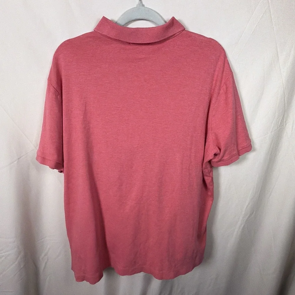 Polo Ralph Lauren Classic Fit Polo Shirt Men's Large‎ Heather Pink/ Red  Pony